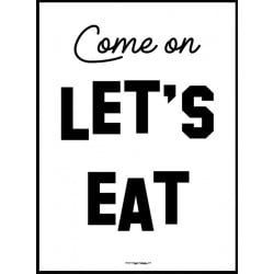 Let's Eat Poster