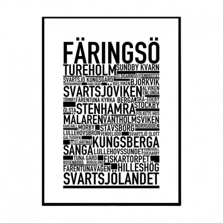 Färingsö Poster
