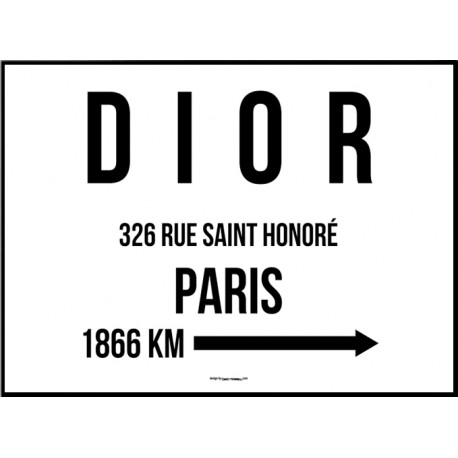 Dior Paris Poster