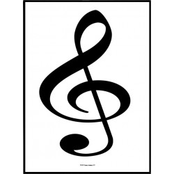 Music Note Poster