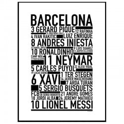 Barcelona FC Poster