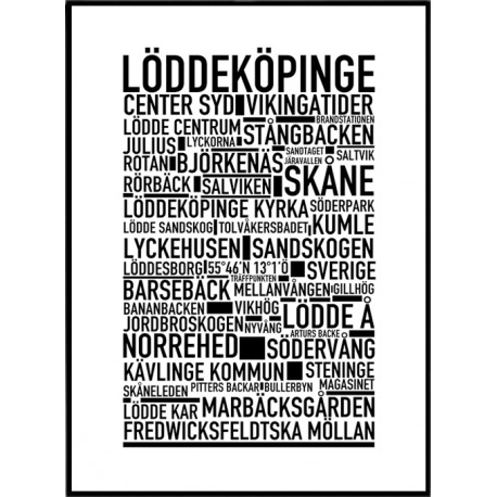 Löddeköpinge Poster