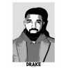 Drake Sketch Poster