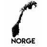 Norge Karta Poster