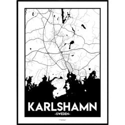 Karlshamn Urban Poster