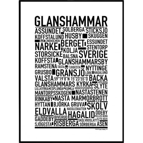 Glanshammar Poster