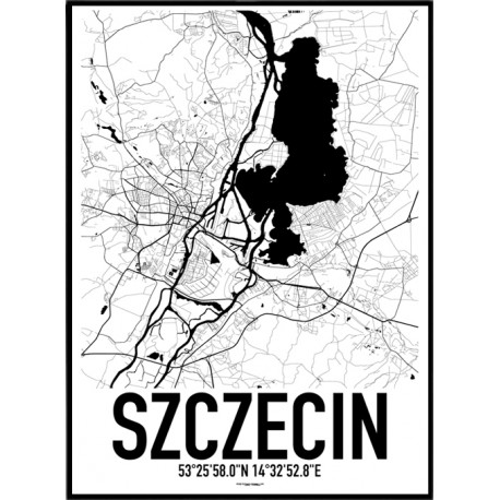 Szczecin Karta Poster