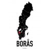 Borås Heart Poster