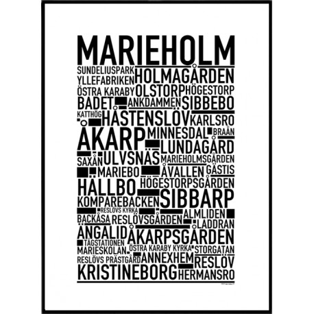 Marieholm Poster