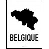 Belgien Karta