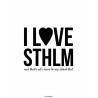 I Love Sthlm Poster