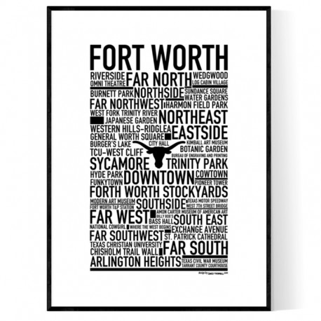 Fort Worth Poster