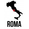 Roma Heart Poster