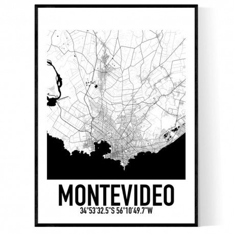 Montevideo Karta 