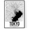 Tokyo Karta Poster