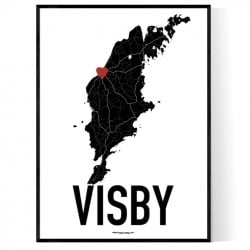 Visby Heart Poster