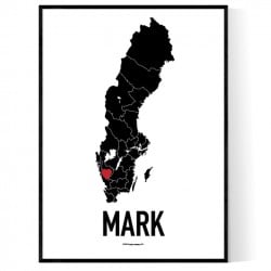 Mark Heart Poster