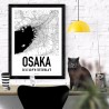 Osaka Karta Poster