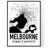 Melbourne Karta
