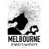 Melbourne Karta