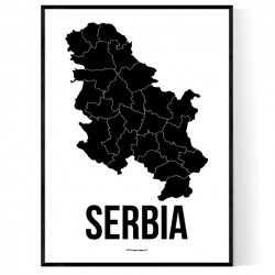 Serbien Karta