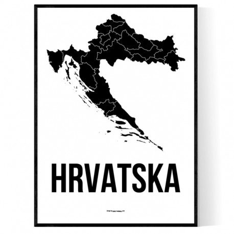 Kroatien Karta