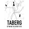 Taberg Karta Poster