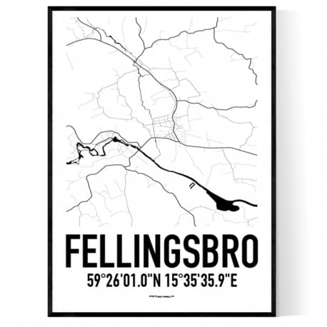 Fellingsbro Karta
