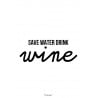 Drink Wine Poster
