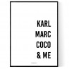 Karl Marc Coco Poster