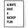 Backup Plan Poster