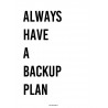 Backup Plan Poster