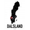 Dalsland Heart Poster