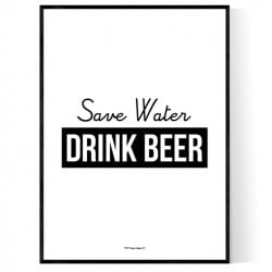 Drink Beer Poster