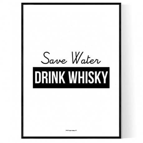Drink Whisky Poster