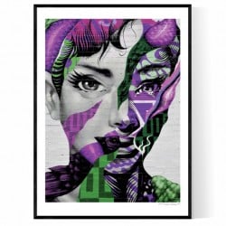 Purple Woman Poster