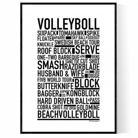 Volleyboll Poster