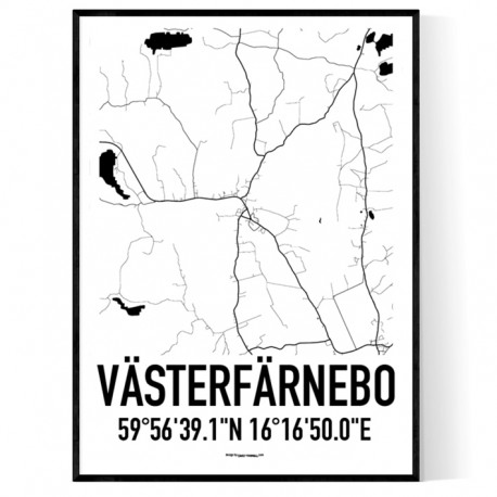 Västerfärnebo Karta