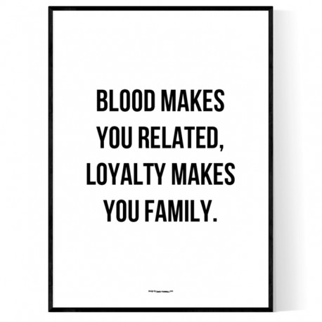 Loyalty Family Poster