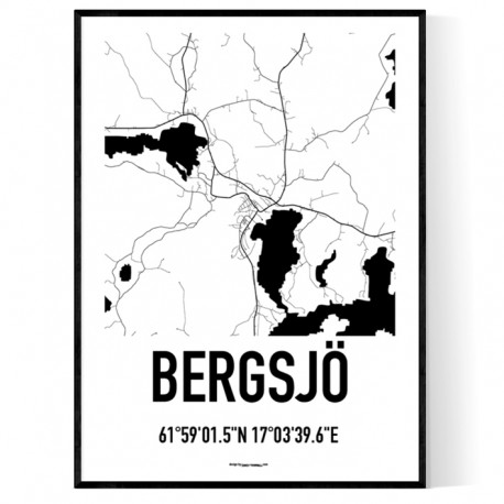Bergsjö Karta
