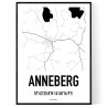 Anneberg Karta Poster