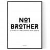 No1 Brother Poster