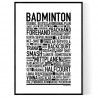 Badminton Poster