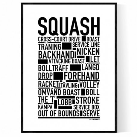 Squash Poster