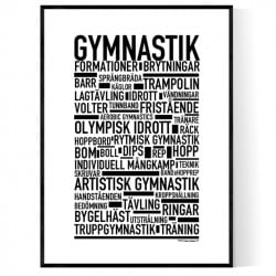 Gymnastik Poster