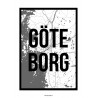 Göteborg City Map Poster