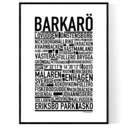 Barkarö Poster
