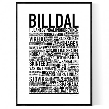Billdal Poster