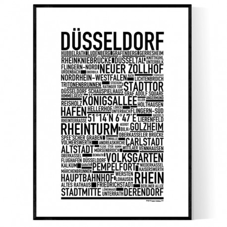 Düsseldorf Poster
