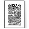 Snickare Poster